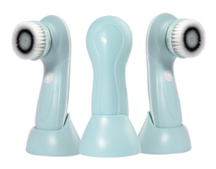 Escova de limpeza facial elétrica 3 em 1, esfoliante e macia