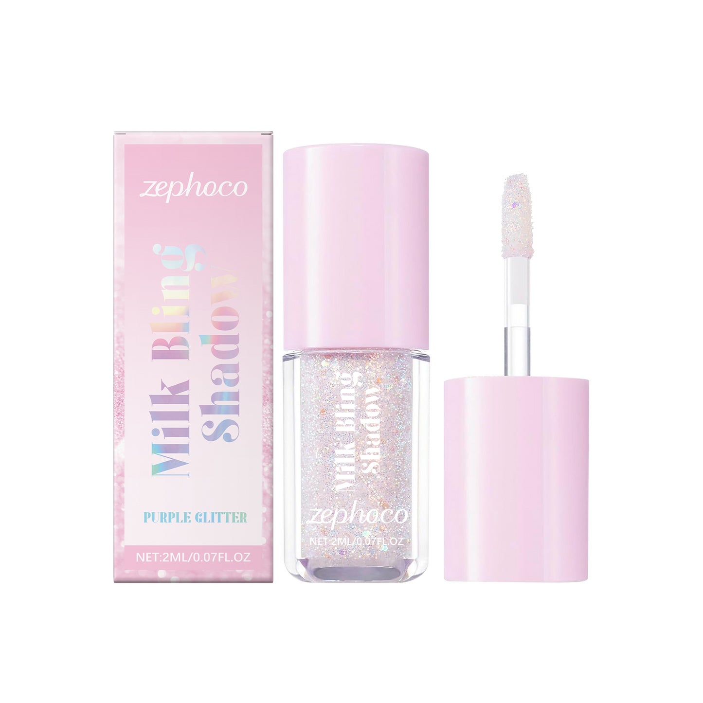 Sombra líquida Zephoco Color Pearl, linha de sombras para olhos com cores naturais e de longa duração, perfeita para maquiagem de festa