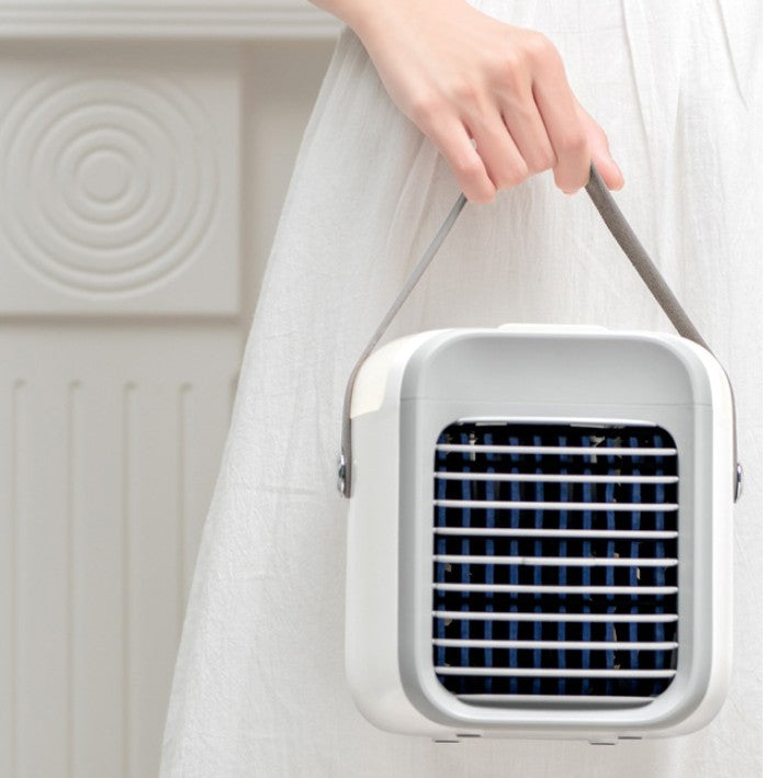Ventilador portátil de resfriamento a água, ar condicionado doméstico para mesa com carregamento USB