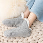 Meias de inverno de lã para usar em casa, isolantes, unissex para adultos, estilo pantufa