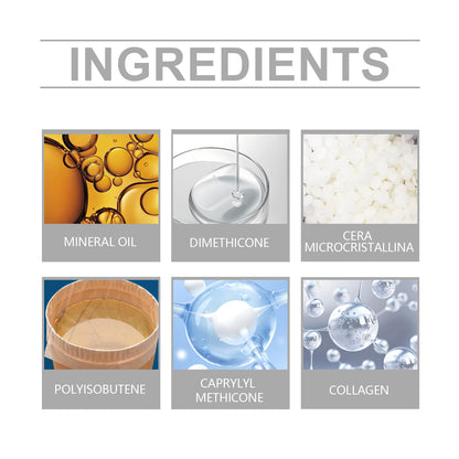 Bastão de maquiagem com colágeno hidratante, blush natural multicolorido