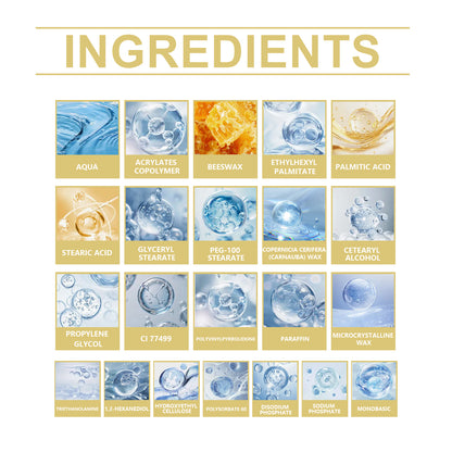 Máscara para cílios Zephoco Thick And Slender, para aplicação ao redor dos olhos, com efeito natural, textura espessa sem grumos e à prova de d'água