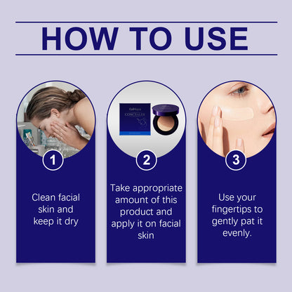 Base corretiva Eelhope Air Cushion hidratante, fácil de aplicar, iluminadora, leve para maquiagem facial