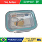Heat Resistant Glass Lunch box 400 ml Rectangular Sealant Sealant Pot Fit