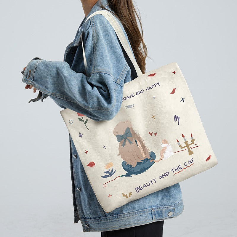 Bolsa de lona, grande, uso diário