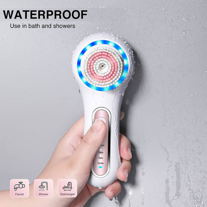 Escova elétrica para remover maquiagem e cravos, ferramenta de beleza portátil e multifuncional para limpeza facial