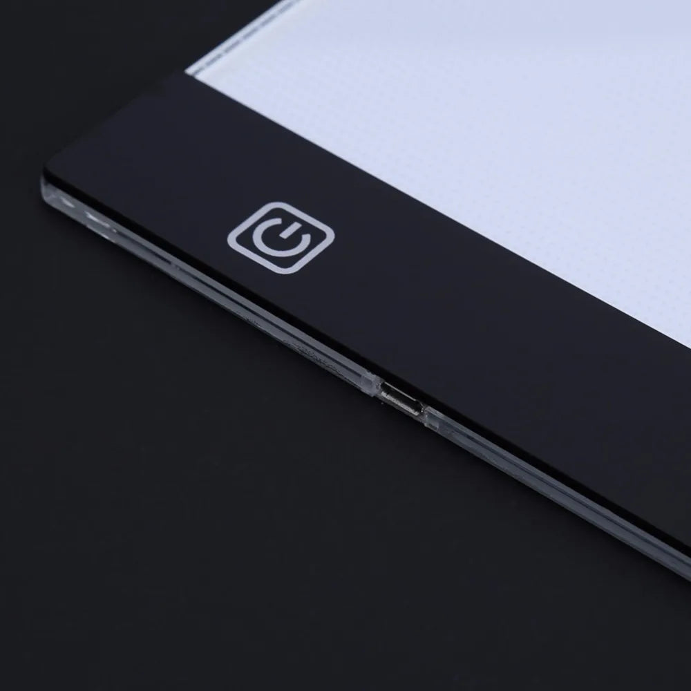 Mesa digitalizadora LED para desenho, pintura e escrita, com luz, prancheta de decalque e blocos de cópia. Desenho digital, pintura e trabalhos manuais em formato A4