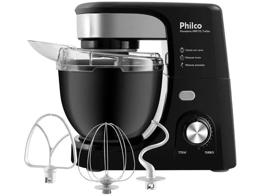 Batedeira Philco 775 W, 12 velocidades, 4 litros, Turbo PBP775P - 220 V